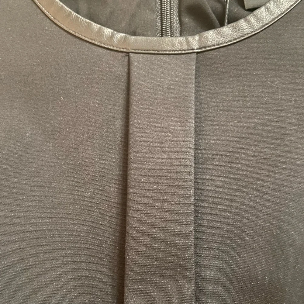 Armani Exchange Faux-Leather Mini Dress, Size 10 - Picture 5 of 13